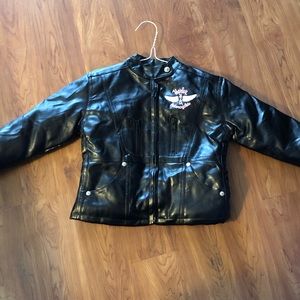 Girls Harley Davidson Leather Jacket